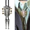 Cowboy Necktie Guitar Pendant Bolo Tie for Music Lover Shirt Sweater Decors