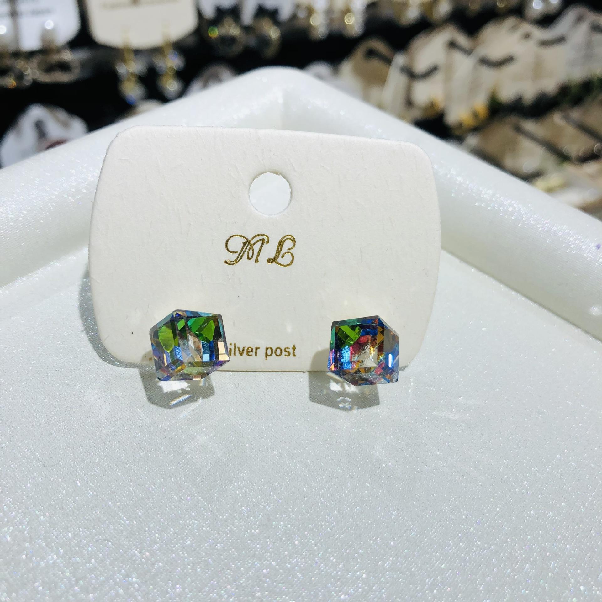 Корейские нежные квадратные маленькие серьги-пусеты для женщин модная бижутерия pendientes mujer brincos