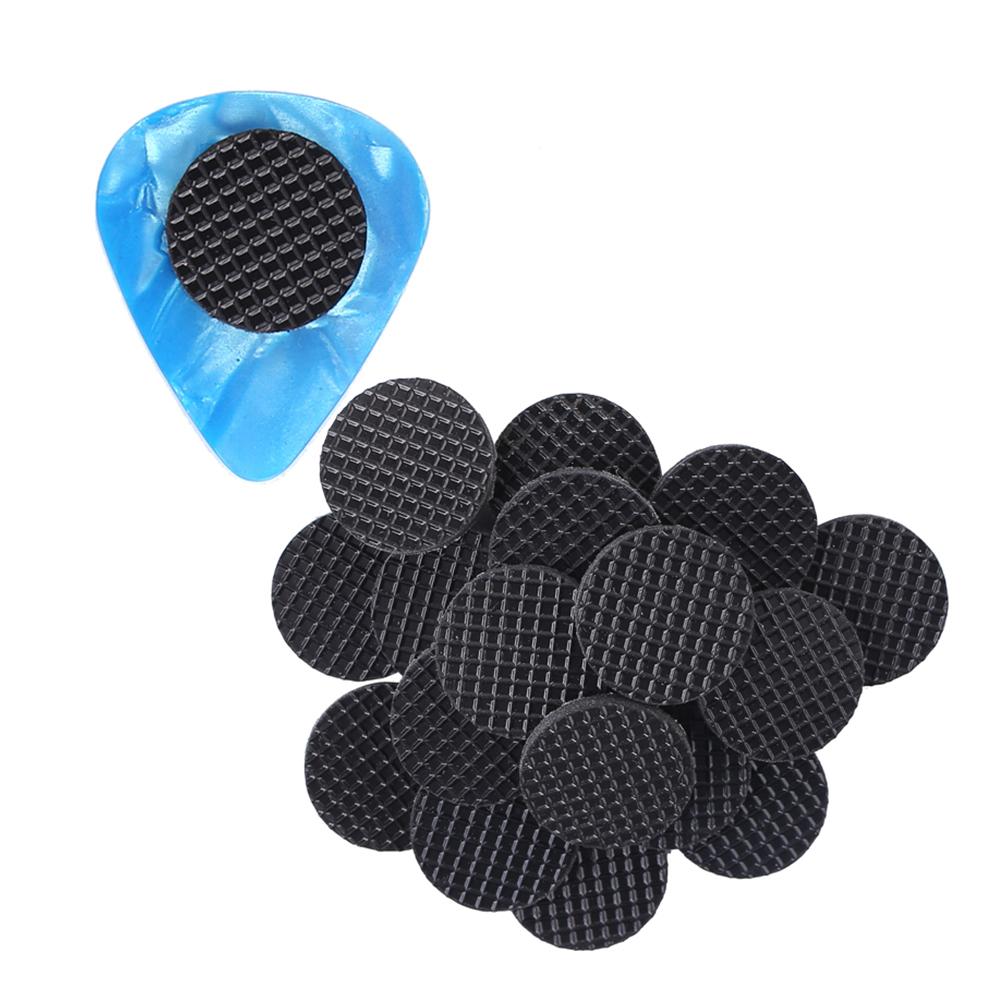 Cheap Brand New Guitar Pick Grip Nonslip Stickers 15mm 1Set/20pcs Joom