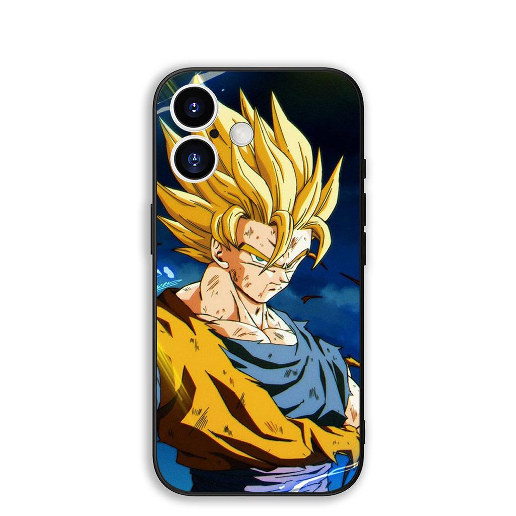 Cover for Apple iPhone 17 16 Plus 13 12 Pro Max Mini X XR Xs ProMax 16E 15+ 17+ Air Phone Case Vegeta Dragons Gokus Balls Super