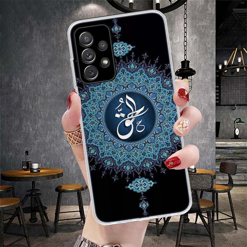 Muslim Islam Bismillah Allah Soft Phone Case For Samsung Galaxy A12 A22 A32 A52 A72 A02S A51 A50S A71 A70 A31 A20S Note 20 Ultra