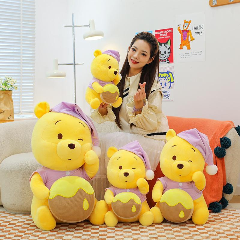 New Doll Sweetheart Winnie The Pooh Plush Toy Sitting Version Honey Jar Winnie The Pooh Doll Doll Doll