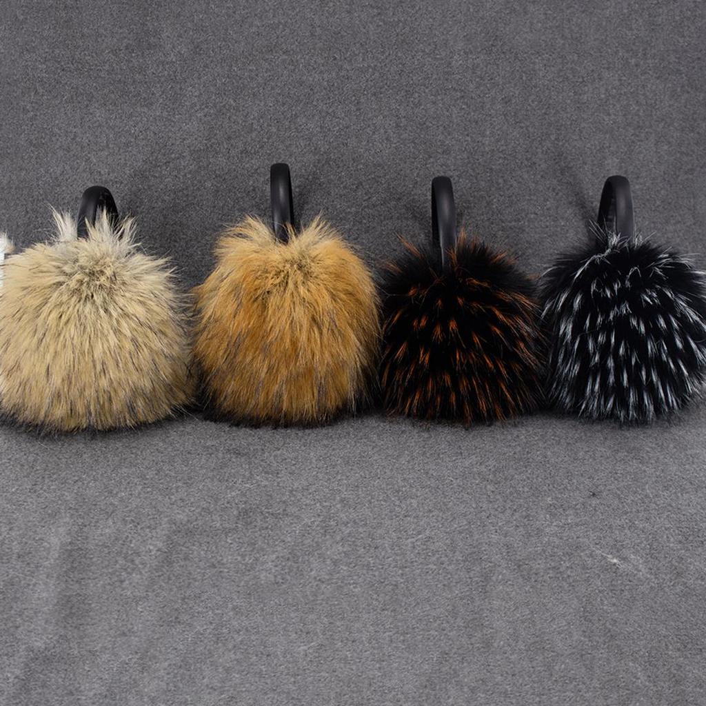 Unisex Damen Kinder Winter Kunstpelz Ohrenschützer Niedlich Weich Plüsch Über dem Kopf Warm Ohrwärmer Winddicht Flauschig Ohrenabdeckungen