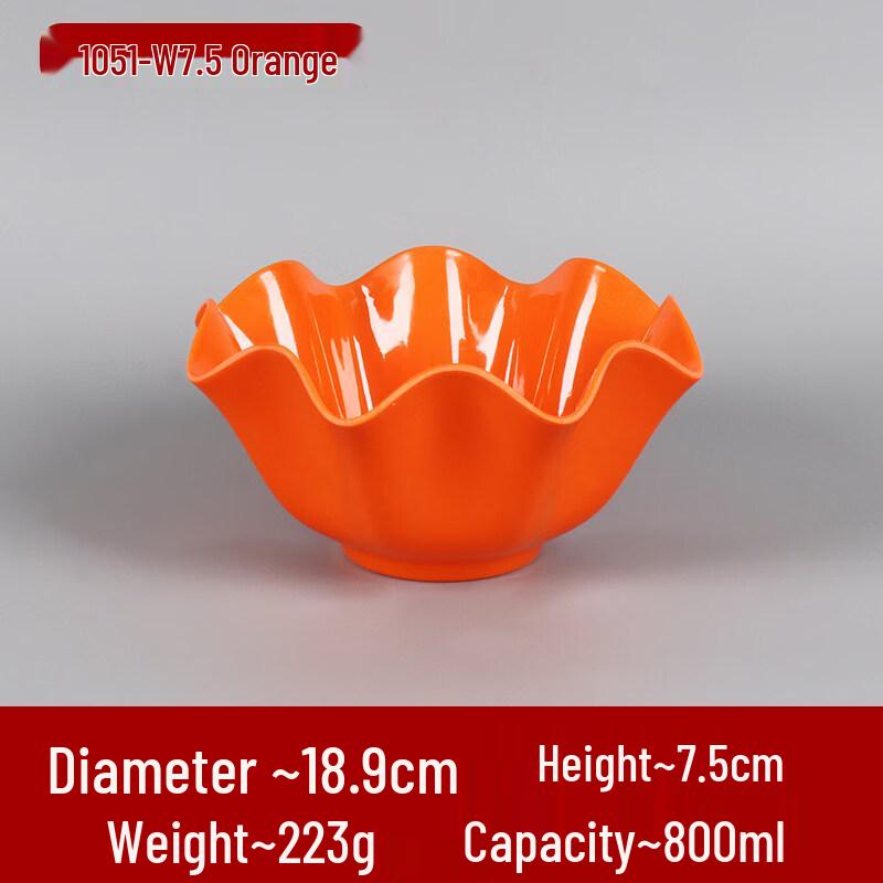 Jingbaodi Melamine Lace Edge Serving Bowl Set