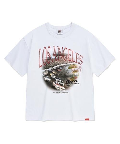 Vision Streetwear Vsw Los Angeles Racing T-Shirts White L
