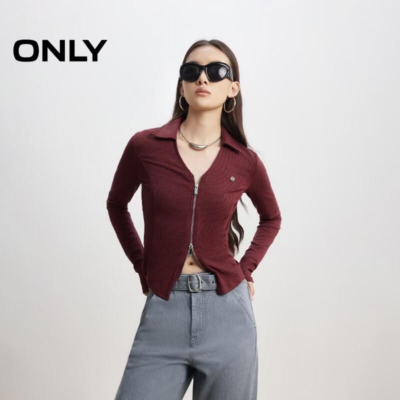 ONLY Women s V-Neck Long Sleeve Slim Fit T-Shirt M