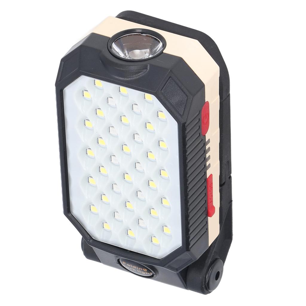 Rechargeable LED Flashlight COB Magnetic Work Light Adjustable Magnet Camping Lantern