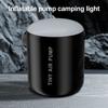 Camping Light Mini Air Inflator Pump 3 Lighting Modes Electric Air Pump Mini Inflate Deflate Pump for Inflatable Mats Swim Ring