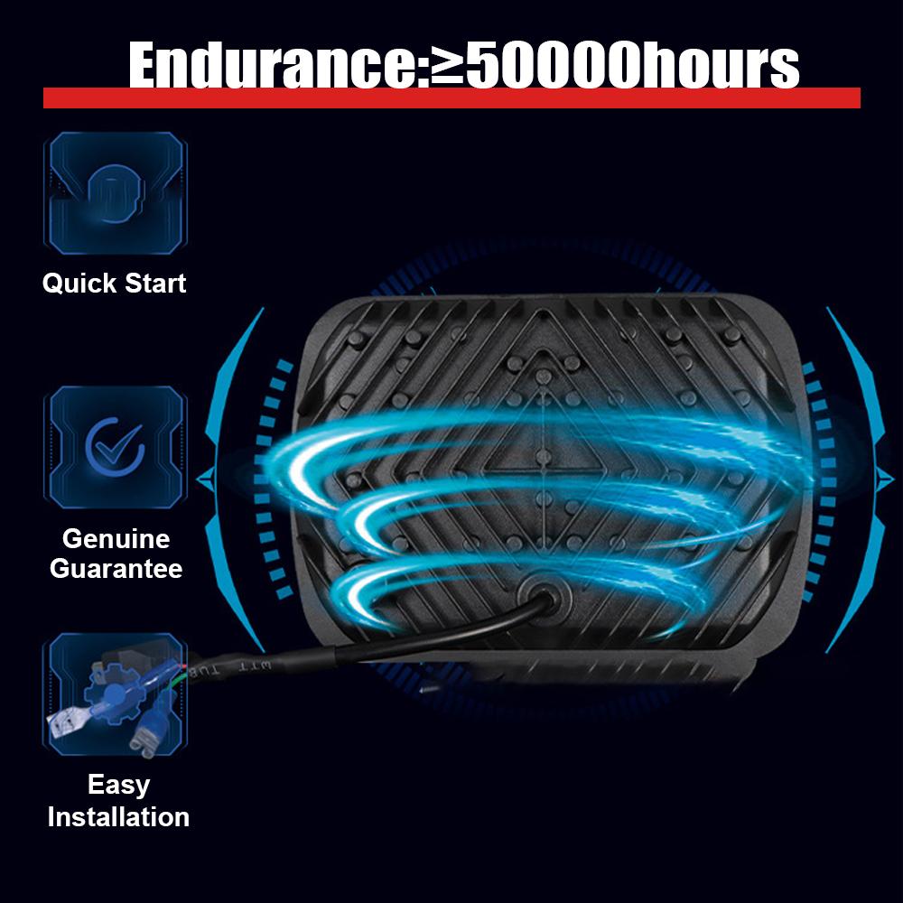 5x7" "  LED Headlights with HighLow Beam Car Rectangular Head Lights with DRL Turn Signal Bright