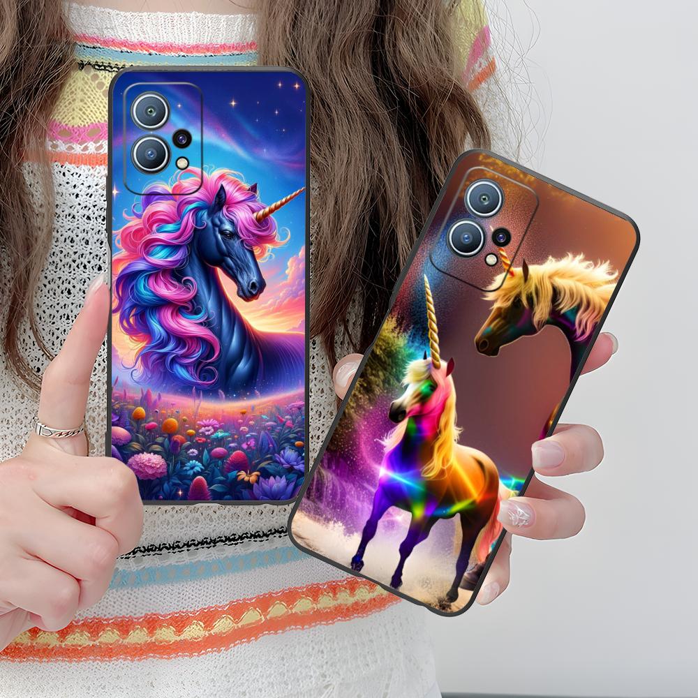 Fantasy Unicorn Mobile Phone Case for Huawei P60 P50 P40 P30 P20 P10 P9 P8 Pro Lite Plus Colorful Printing Cover Pretty Cover