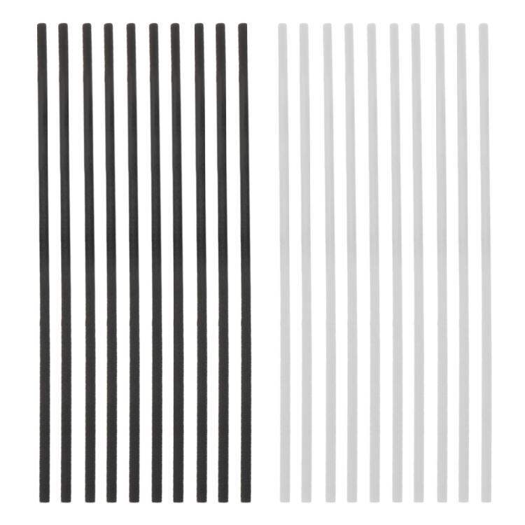 10 Pack Fiber Aromatic Diffuser Sticks 20cm Length 4mm Diameter Suitable For Bedrooms Desks Lounges Home Office Spa Use
