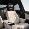 Headrest Covers For Cars 2 Pieces Breathable Big Eyes Car Headrest Protector Elastic Head Rest Covers Decoration For Auto