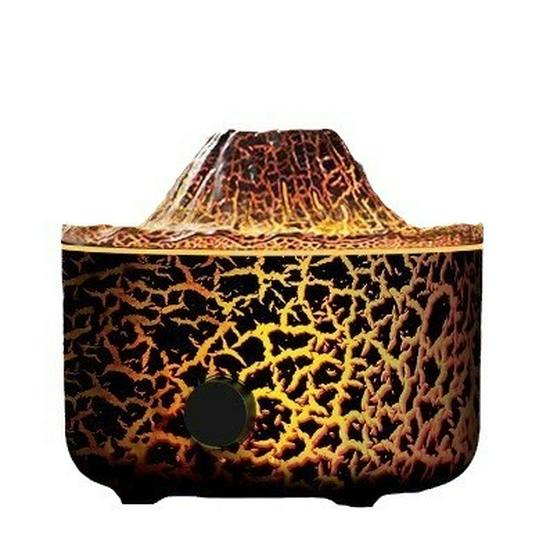 Humidificateur d'Aromathérapie Flamme Lave Volcanique - Simulation de Bureau Haut de Gamme