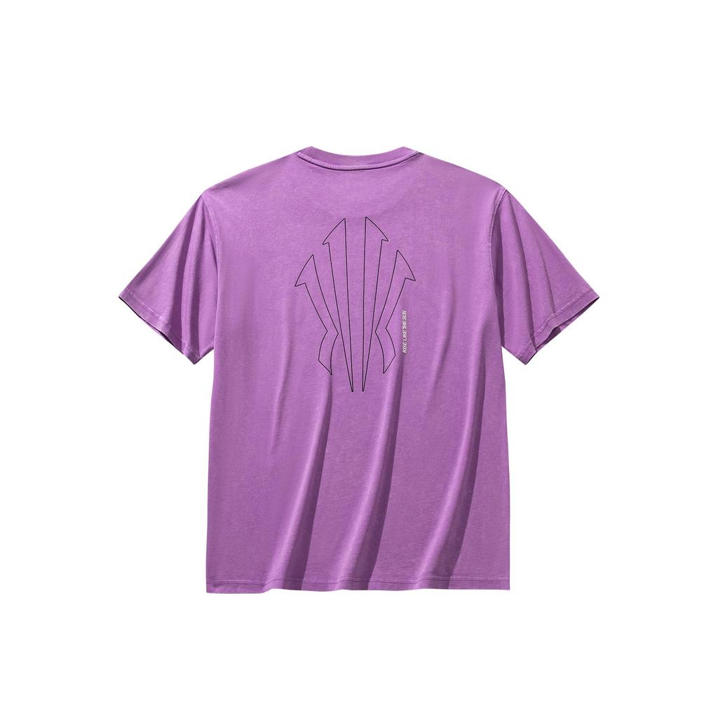 Anta Short Sleeved Unisex Wisteria Cattail 172621120-4