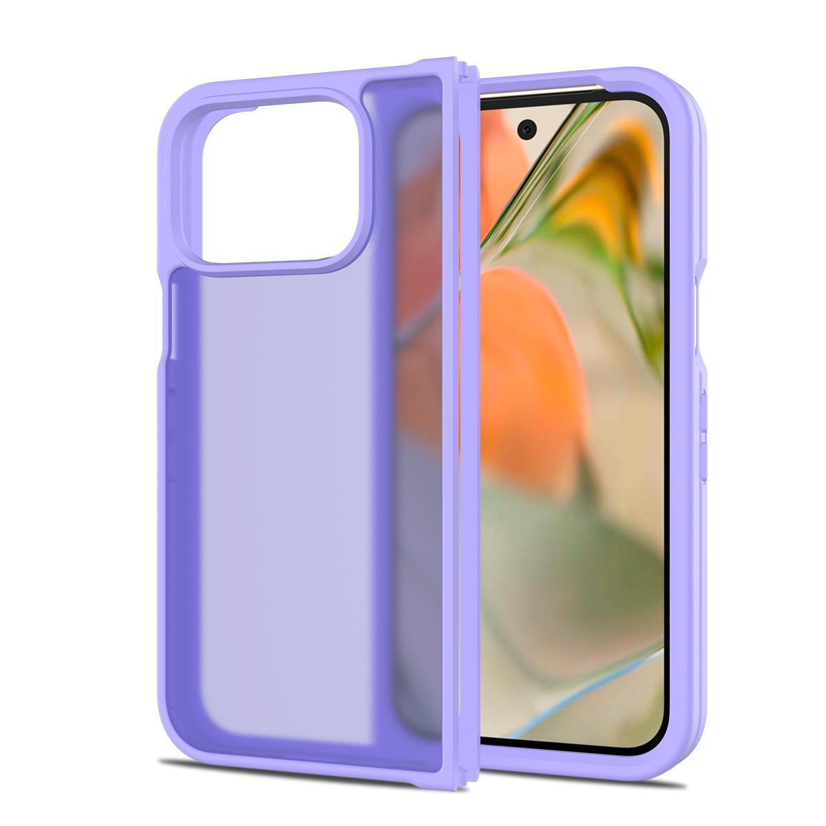

Pixel 9 Pro Fold Matte Clear Phone Case, Drop Protection Slim frosted Cover For Google Pixel 9 Pro Fold PC TPU&just case&Google Pixel 9 Pro Fold