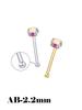 925 Silver Crystal Different Size Nose Studs Nose Piercing Body Jewelry Piercing Nez Pircing Nariz Joyería Corporal
