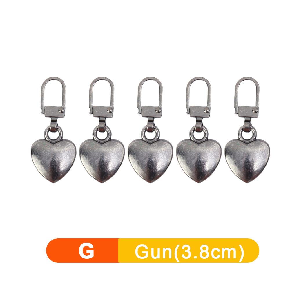 5/1 pz Tiracerniera staccabile universale Kit di riparazione per cerniere in metallo di ricambio per valigie, borse, vestiti e cursori per cerniere