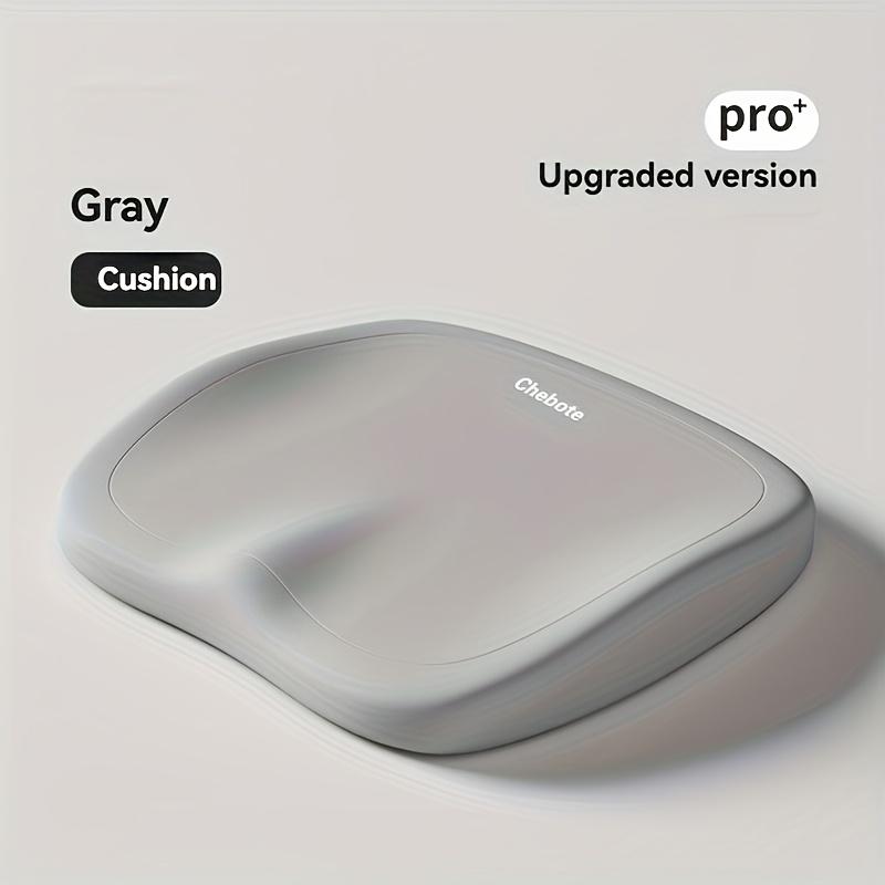 

Эргономичная подушка сиденья из пены с эффектом памяти для длительного сидения - Регулируемая подушка для поддержки бедер и поясницы - Портативный коврик для стула для использования в офисе, автомобиле и дома серый