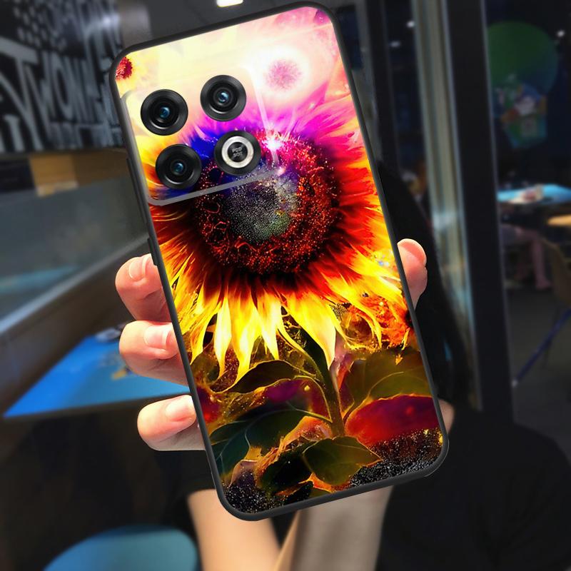 Beauty Yellow Sunflower Funda For OnePlus 13R 13 12 R 11 9 10 Pro 8T 9RT 10T OnePlus Nord CE 4 2 3 Lite N20 N30 Case