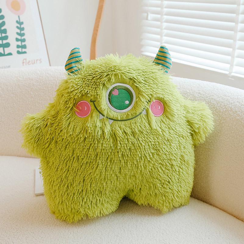 Cartoon Big-Eyed Monster Plush Doll: Children's Pillow Toy Gift