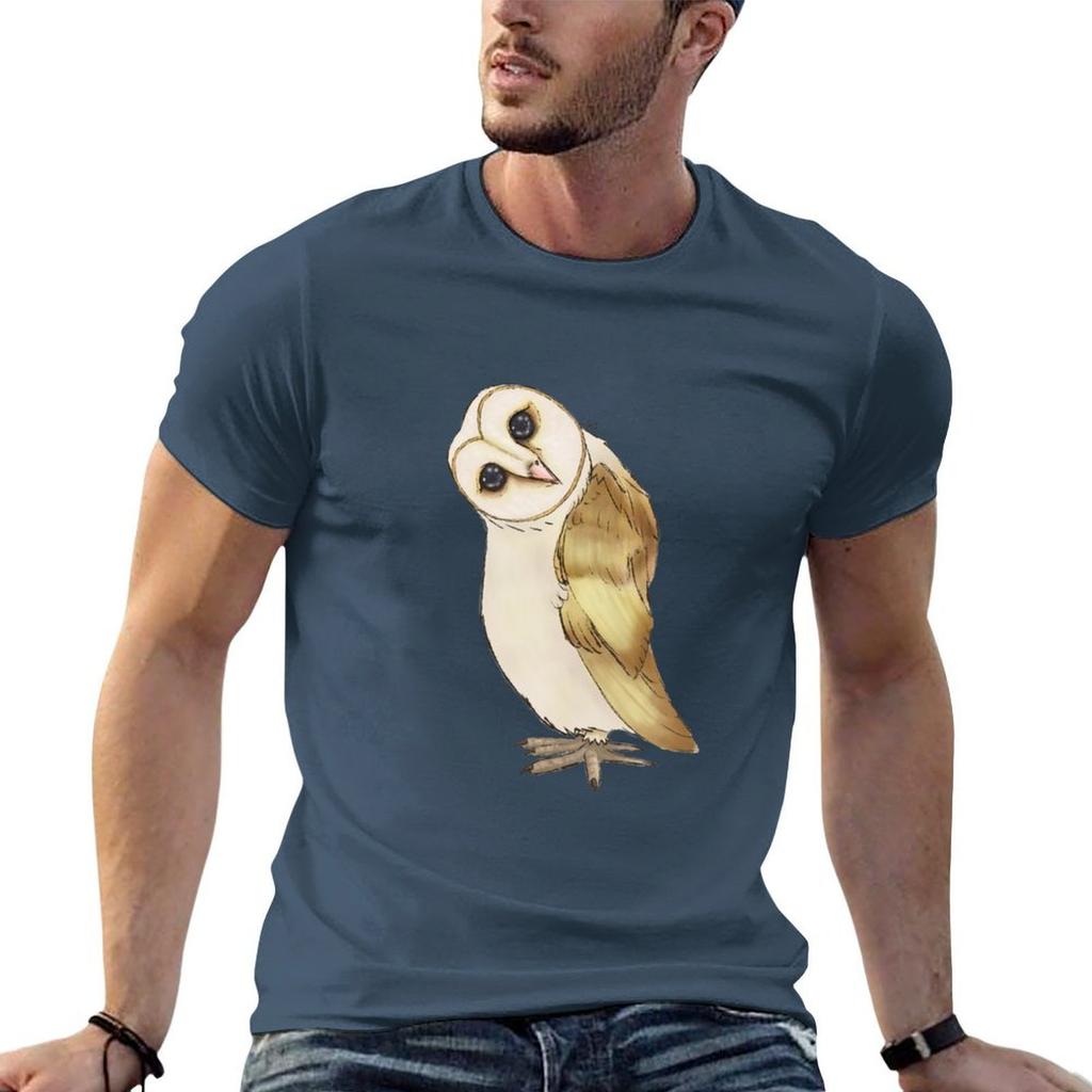 Barn Owl Tshirt Soft Antishrink Cotton Tee