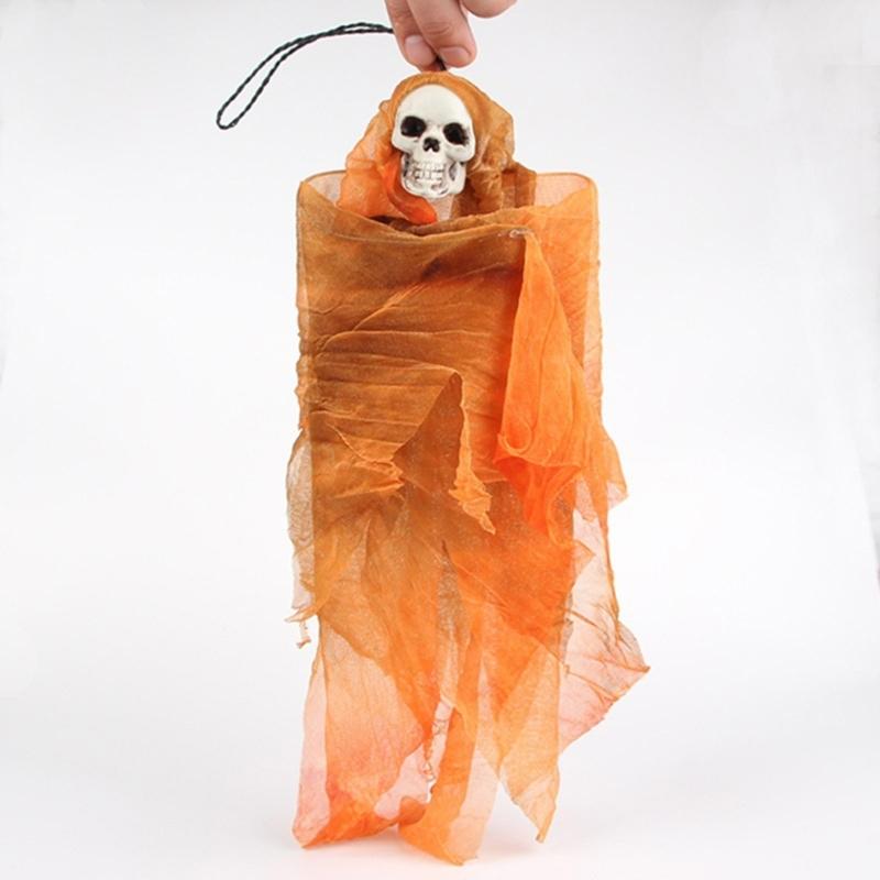 Scary Skeleton Ghost Ornament Bar Haunted House Hanging Pendant Halloween Decorations or Haunted House Displays