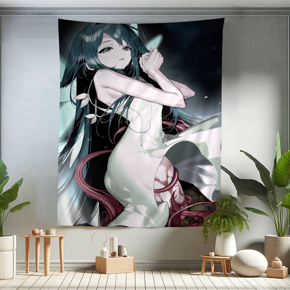 Horror Novel The Song Of Saya Hanging Bohemian Tapestry Hanging Tarot Hippie Wall Rugs Dorm Wall Hanging Home Decor