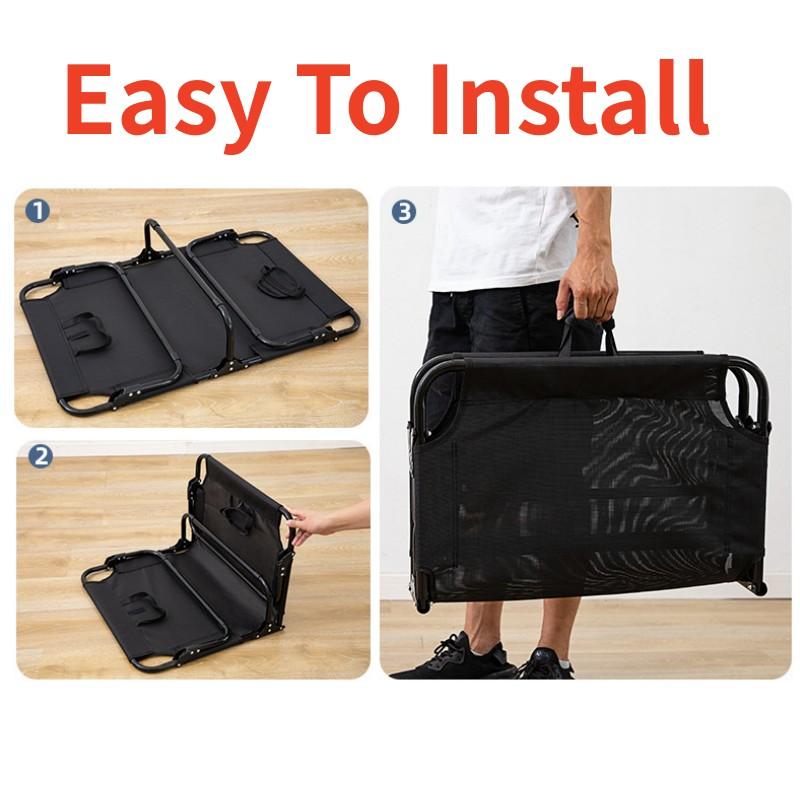 Dog Bed Foldable Dog Beds for Large Dogs Outdoor Camping House Breathable Dogs Bed Summer Off Ground Pet Sofa Beds Mats Pet Nest