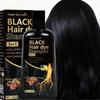 Black Hair Dye Shampoo, Black Instant Hair Color Shampoo, 3-in-1 Herbal Black Hair Dye Shampoo For Men Women