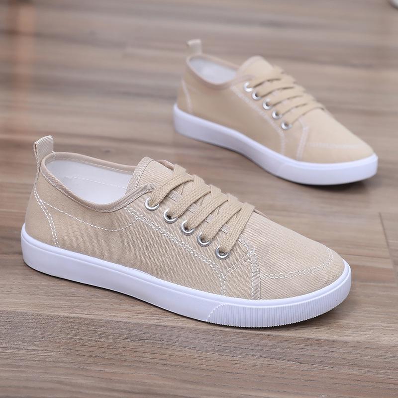Damen Atmungsaktive Canvas-Schuhe Frühling 2026 - Lässige Sneaker im koreanischen Stil