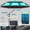 Large Outdoor Fishing Umbrella: Rainproof, Sunshade, Folding, Thickened, UV Protection