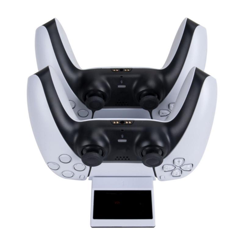 Two Controller Charging for with Quick Charging USB Cable and LED Status Display