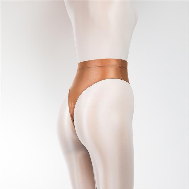 High Waist Sheer Thong: Sexy European and American Women's T-back 7055