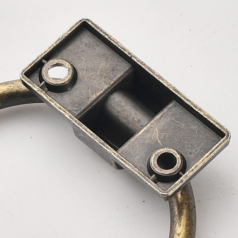 Cerchio in Lamiera di Ferro Anello di Ferro Miglioramento della Casa Cassetto Armadio Porta Superficie Mobile Installazione Doppio Foro Maniglia Piccola