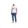 Nike Alphabet Logo Print Short Sleeve Soccer Jersey Men Tops White DM1849-101