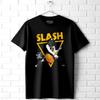 Slash Signature Gold Ανδρικό T-Shirt Rock Κιθαρίστας Merch Μουσικός Guns n Roses