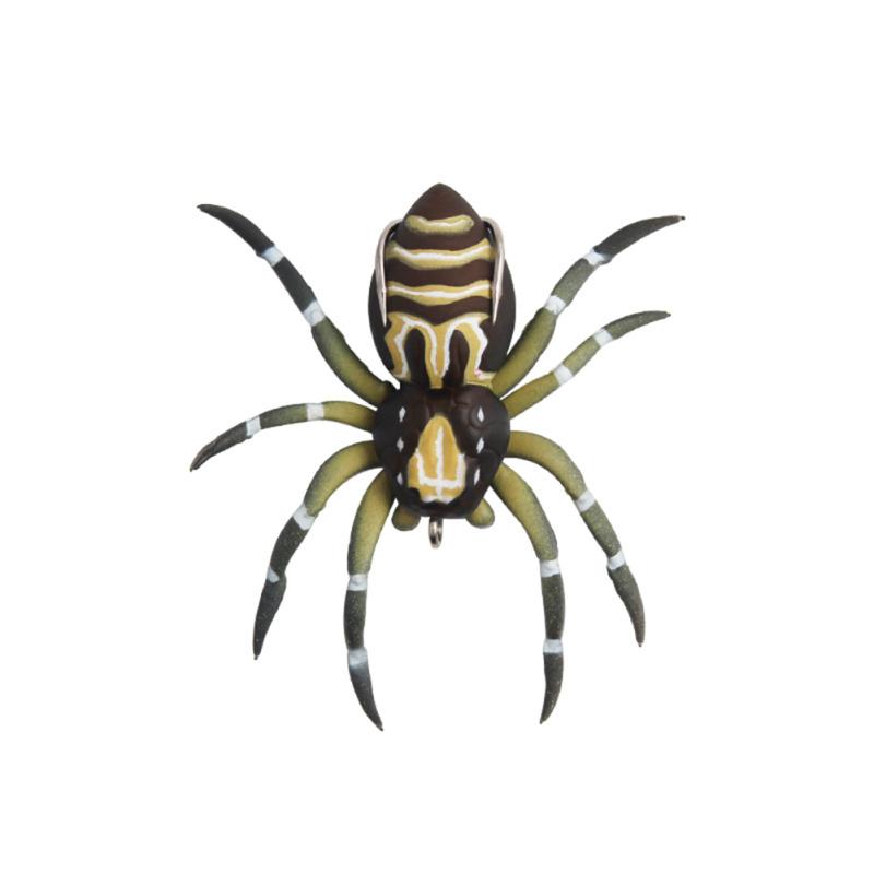 7 cm 6 g schwimmender Köder, Spinne, weicher Köder, Simulation künstlicher Silikon-Fälschungsköder