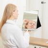 Horiuchi Mirror Industry's "Ikiiki Mirror" - Safe, Secure, and Unbreakable Mirror - Folding Mirror 3L Size - Makeup Mirror - Mother's Day, Respect for
