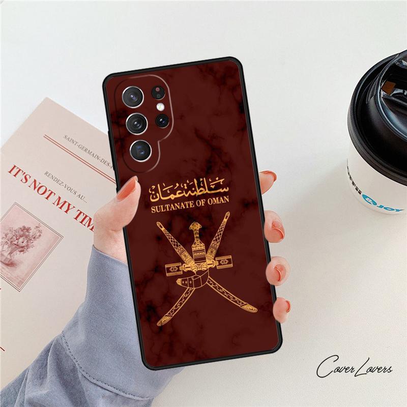 

Оманский герб Флаг Омана паспорт чехол для телефона Для Samsung Galaxy S24 S25 S23 S22 Ultra Note 10 20 Plus S20 S21 FE Чехол For Note10 Pro(Plus)