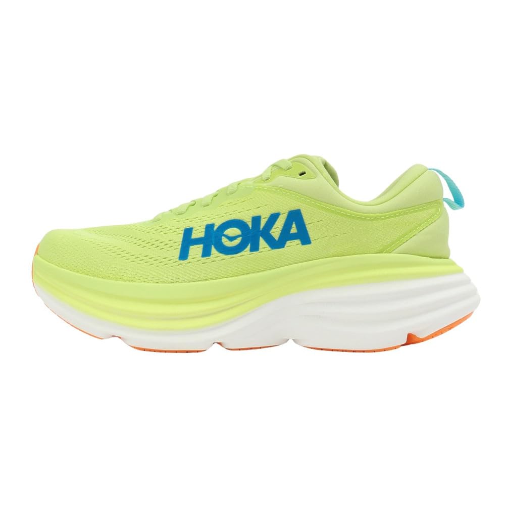 HOKA Bondi 8 Running Jogging Flash Size Shoes, Shoes, Yellow, 25.5, Men's, 1123202-LCS