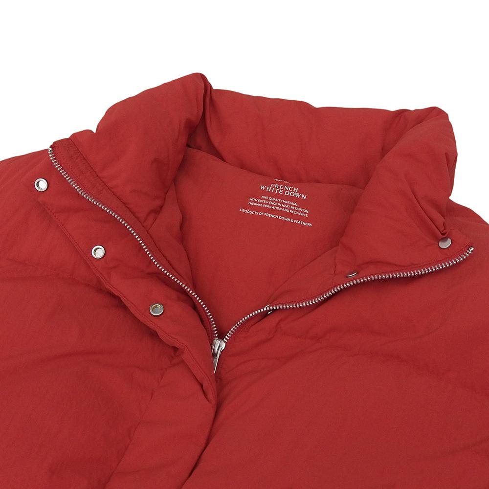 MilaOwen Excellent condition stand-collar, drawstring short down jacket for women, red, size F, 09WFJ245066 Jacket ONESIZE/F RedUsed