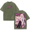 Marin My-Dress-Up Darling Koszulka Anime Manga Vintage Spierana Streetwear Harajuku Bawełniana Koszulka Oversize Męska Damska Tee T