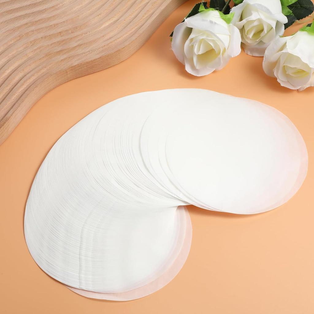 Giantree 500 Pcs 5 Inches Hamburger Patty Paper Round, Parchment Burger Papers Non Stick, Burger Press Paper, Pre-Cut Round Parchment Paper for Cake
