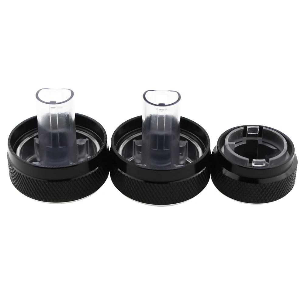 For Lada Granta AC Knob Air Conditioning Knob AC Heat Control Switch Button 3Pcs Aluminum Alloy Knobs Interior Accessories