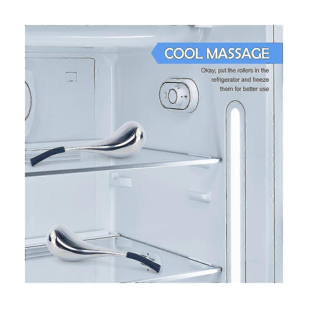 Ice Globes Spoon Massager Facial Skin Care Freeze Tool Stainless Steel Face Beauty Roller Cooling M