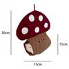 Cute Mushroom Tissue Box Wall Mounted Bathroom, Kitchen Fabric, Paper Drawer, Household Bedroom, Bedside Storage, Hanging Bag