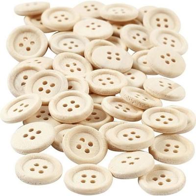 Unlacquered Wooden Buttons. Ref 403041
