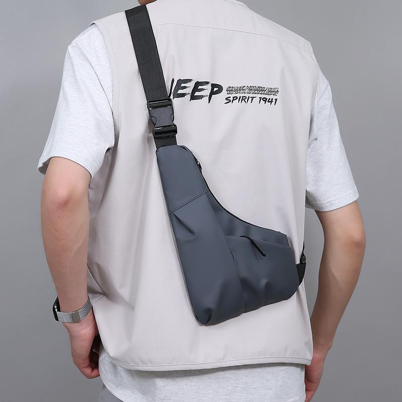 New Men's Chest Bag Guard Against Theft Fashion Sport Crossbody Bag for Commuting Travel Phone Messenger Bags