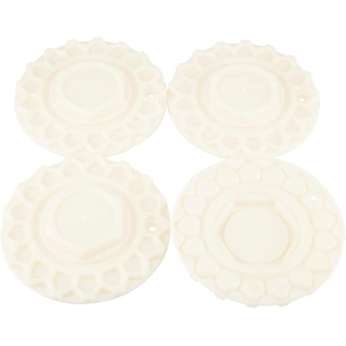 

6.61in Wheel Center Caps for BBS RS Racing STR 606 BBS Style 5, 4pcs 168mm Hub Cap білий
