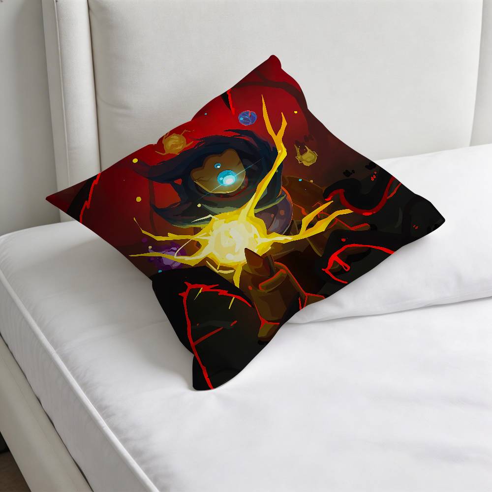 Hot Game SSlay the Spire Square Pillow Cover Decorative Throw Pillow Case for Sofa Couch Bed Home Car Living Room Decoration